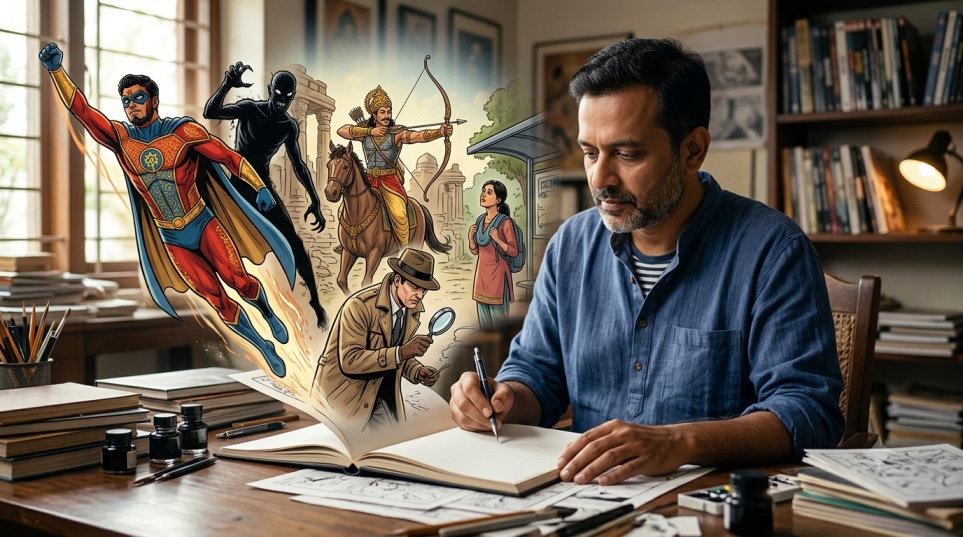 Indian Comics में superheroes की मजबूत पहचान रही है, लेकिन क्या horror, crime, mystery, mythology और regional stories जैसे genres के लिए भी ज्यादा जगह होनी चाहिए?