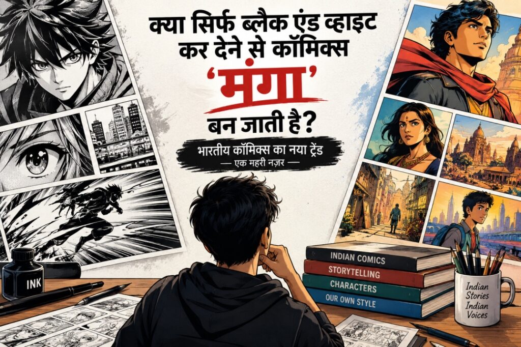 ब्लैक एंड व्हाइट से आगे भारतीय कॉमिक्स